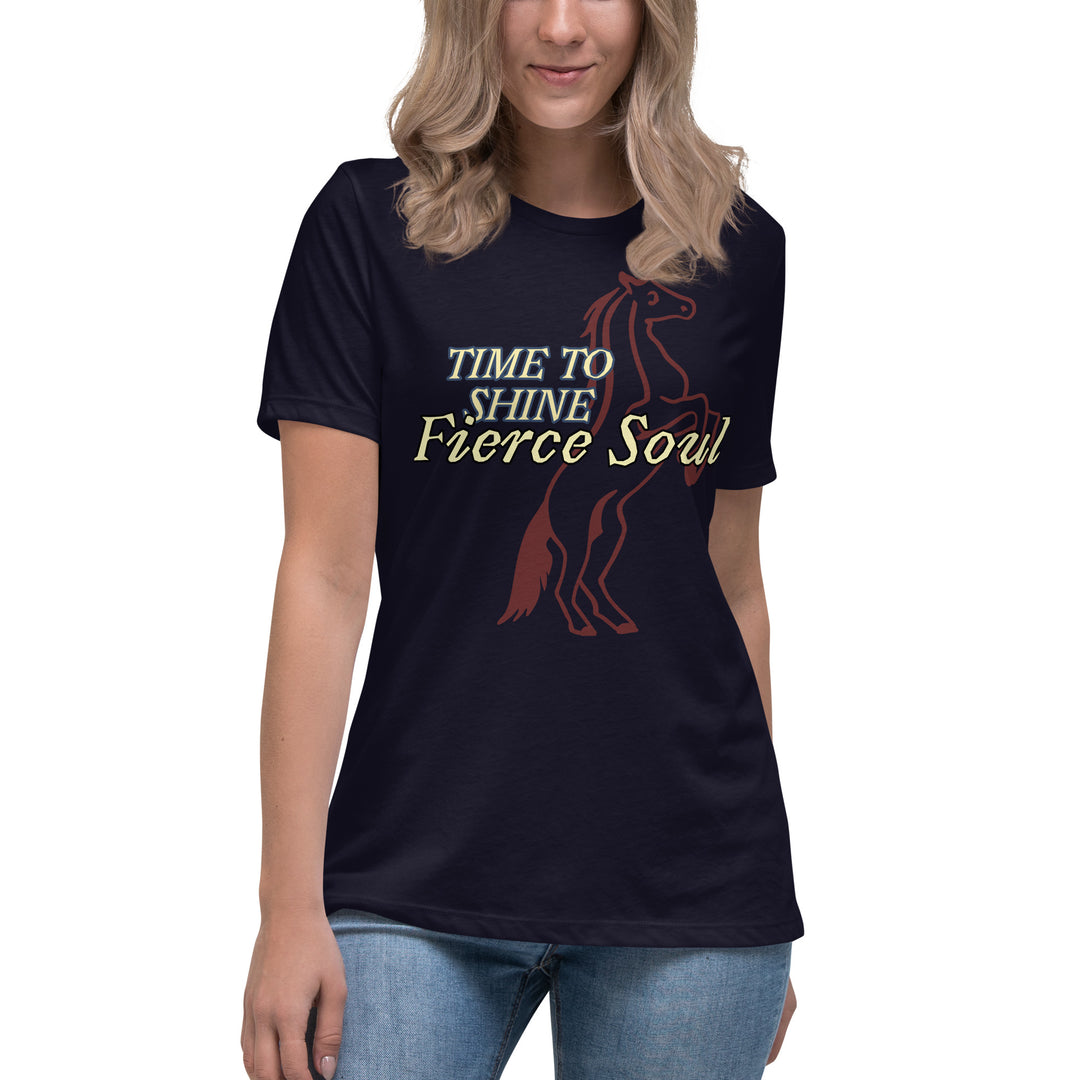 Fierce Soul  Shine Women's Relaxed T-Shirt