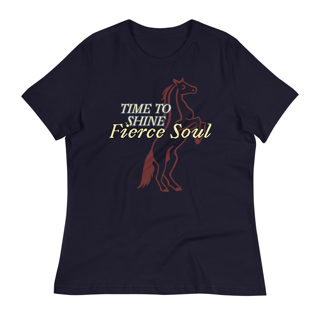 Fierce Soul  Shine Women's Relaxed T-Shirt