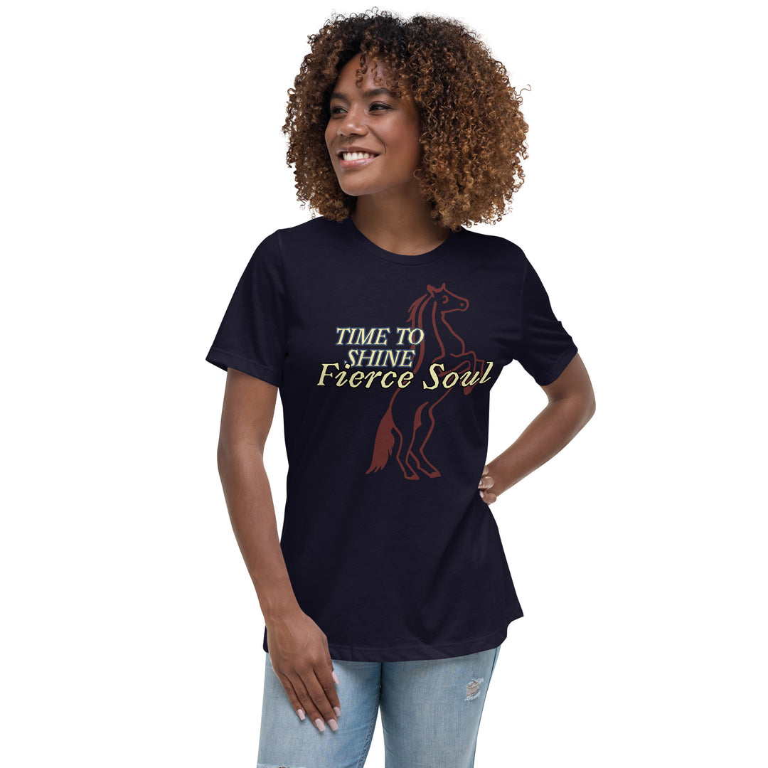 Fierce Soul  Shine Women's Relaxed T-Shirt