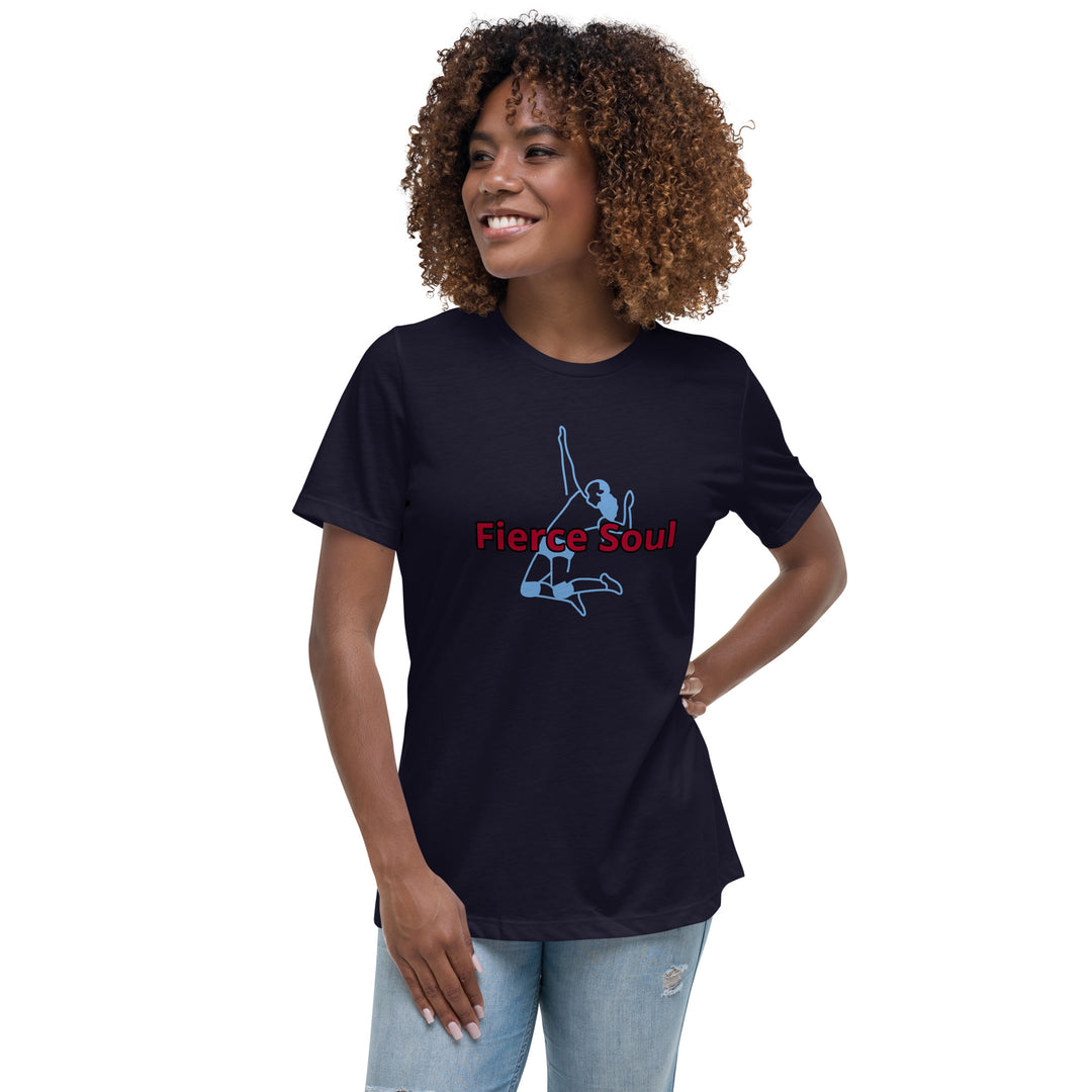 Volleyball Babe, Fierce Soul, Women's Relaxed T-Shirt