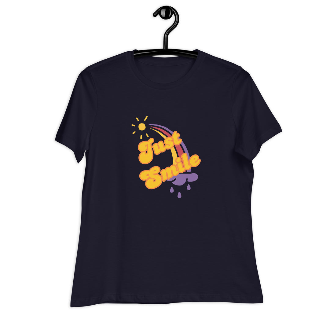 Just smile 70's style t-shirt Women's Relaxed T-Shirt