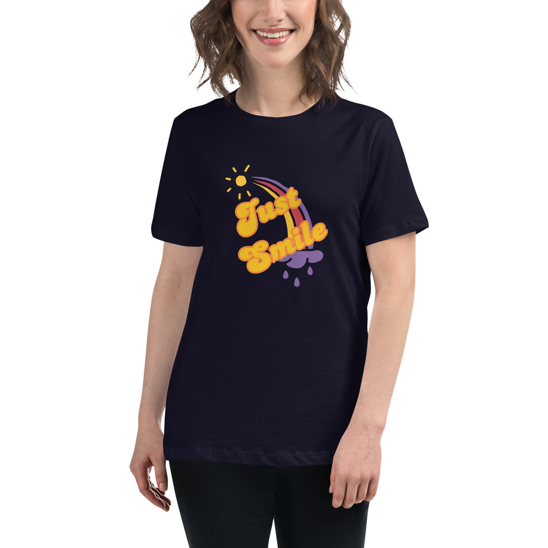 Just smile 70's style t-shirt Women's Relaxed T-Shirt