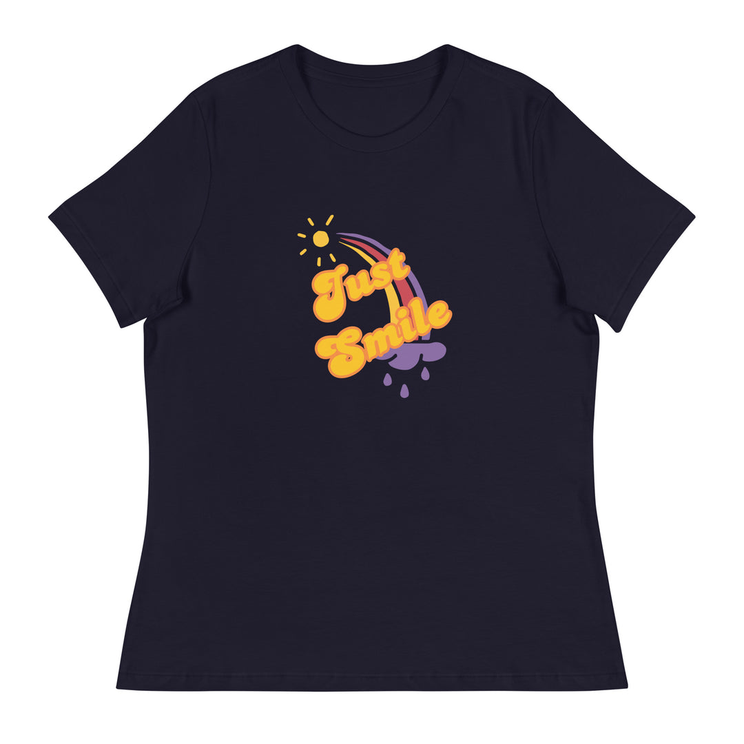 Just smile 70's style t-shirt Women's Relaxed T-Shirt