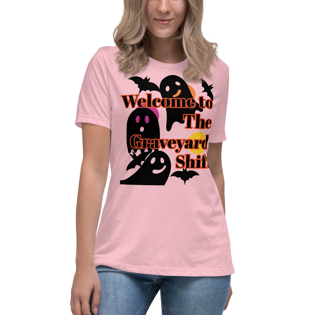 Welcome to the Graveyard Shift, Halloween, Women's Relaxed T-Shirt