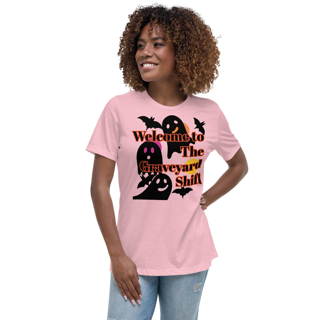 Welcome to the Graveyard Shift, Halloween, Women's Relaxed T-Shirt