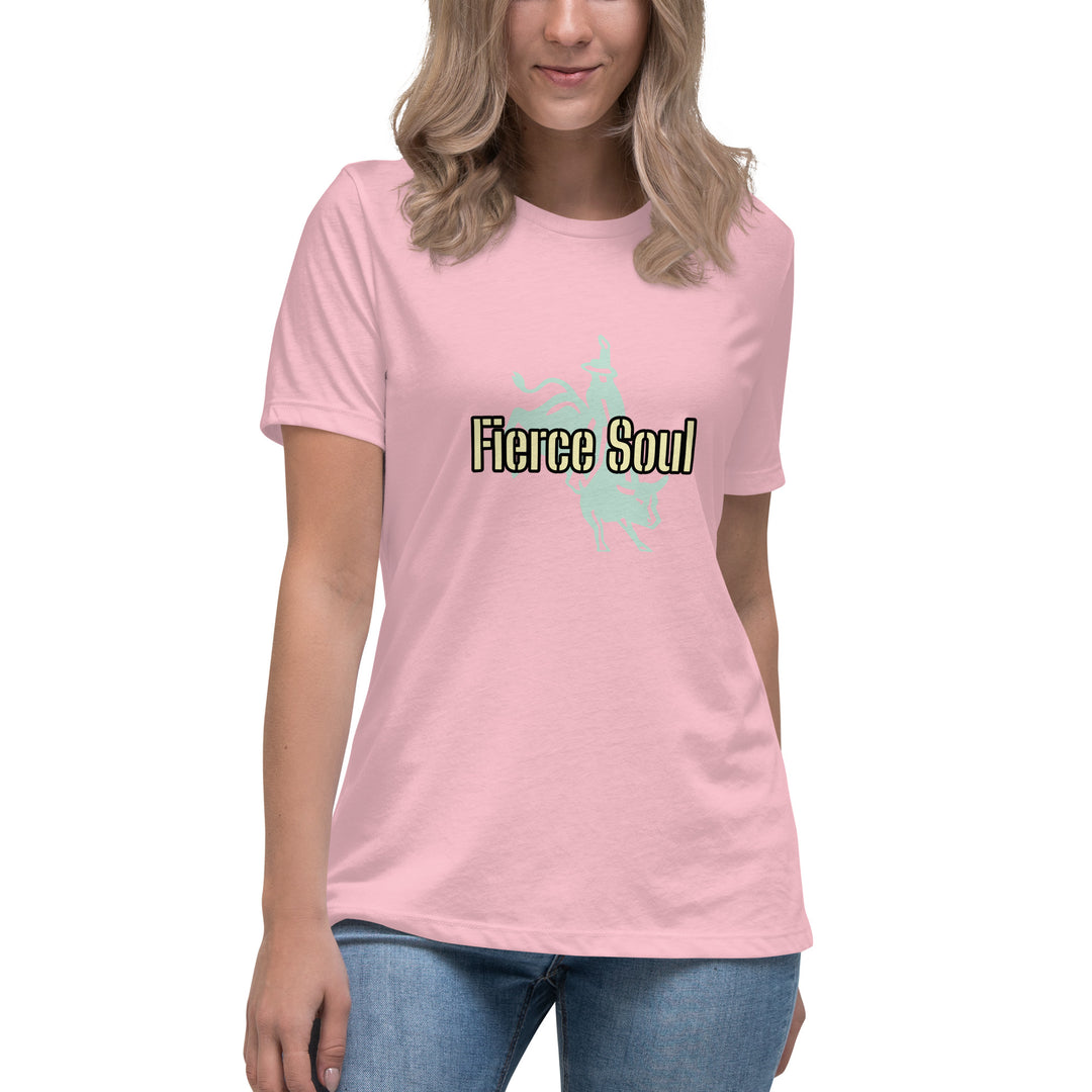 Fierce Soul, Bull Rider Women's Relaxed T-Shirt