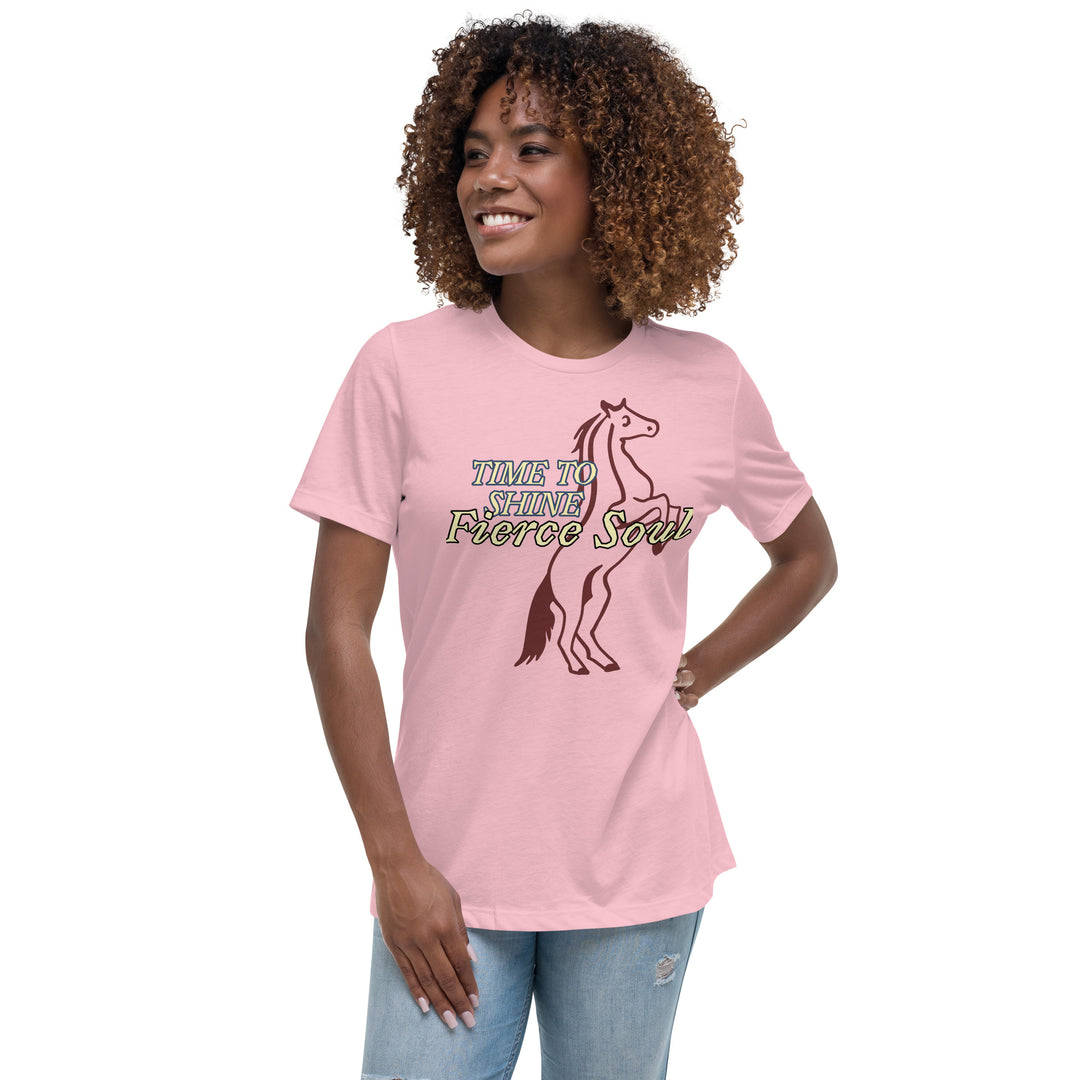 Fierce Soul  Shine Women's Relaxed T-Shirt