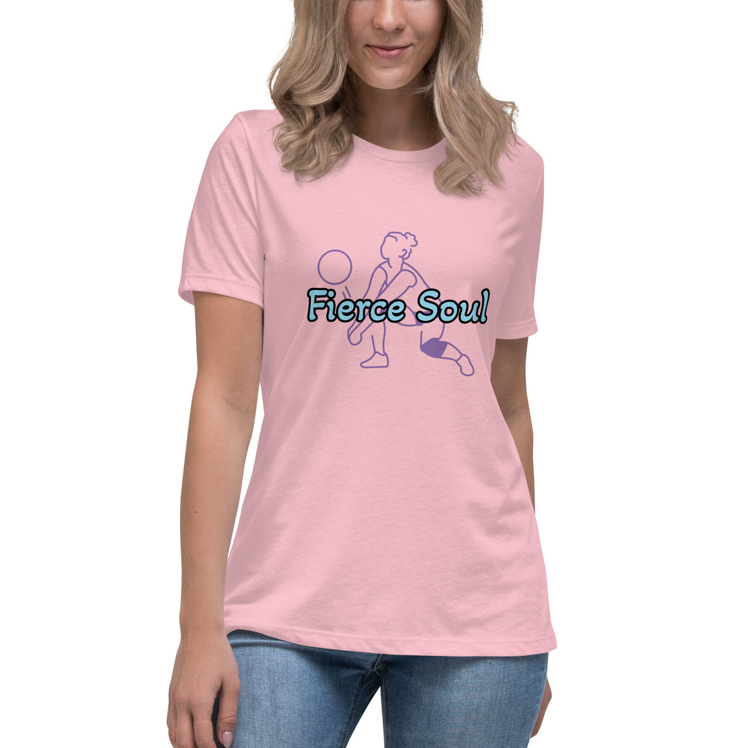 Volleyball Babe,  Fierce Soul Women's Relaxed T-Shirt