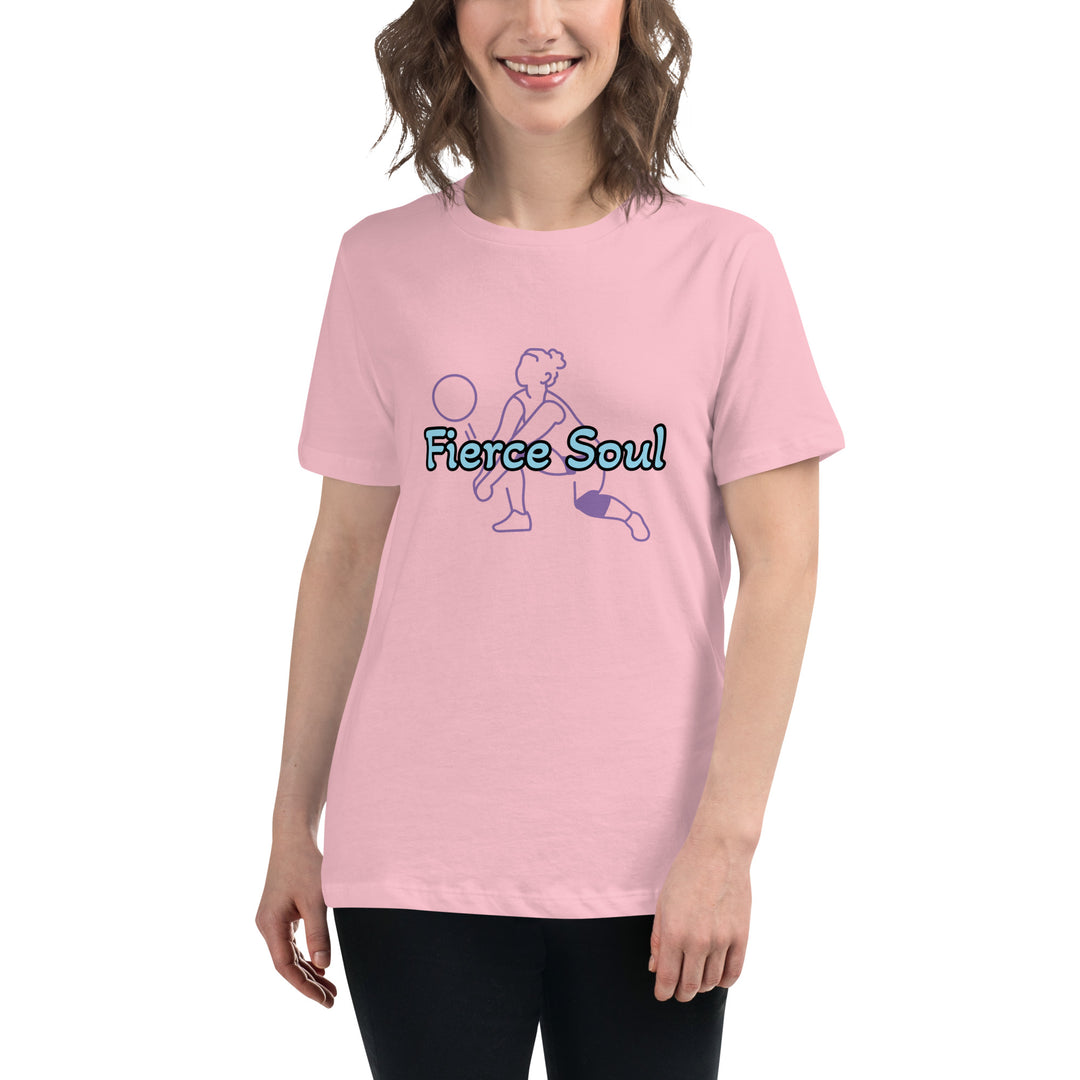Volleyball Babe,  Fierce Soul Women's Relaxed T-Shirt