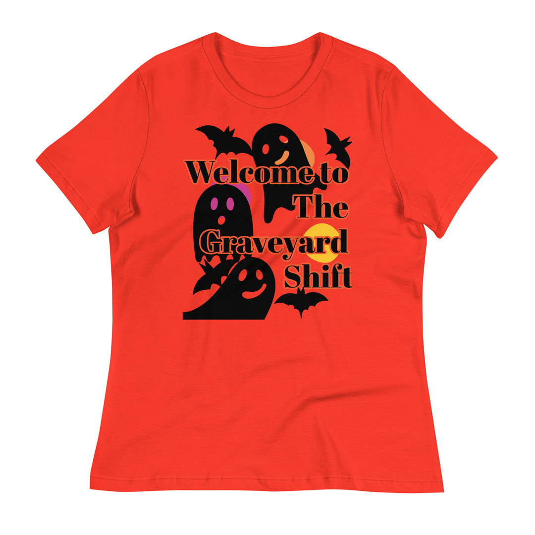 Welcome to the Graveyard Shift, Halloween, Women's Relaxed T-Shirt