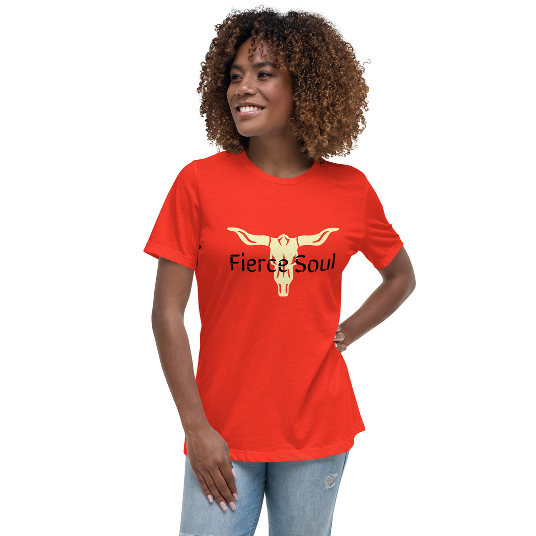Fierce Soul, long horn Women's Relaxed T-Shirt
