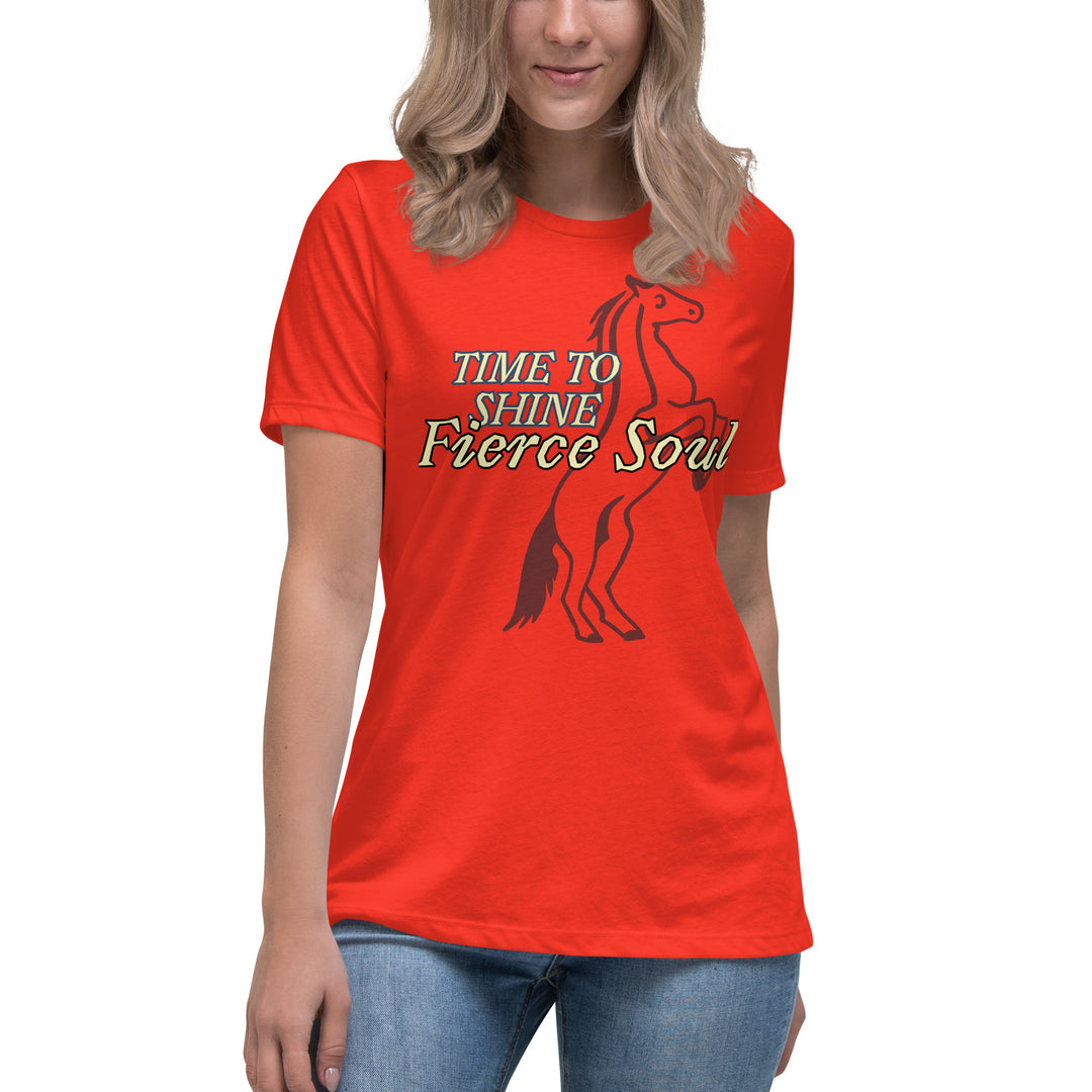 Fierce Soul  Shine Women's Relaxed T-Shirt