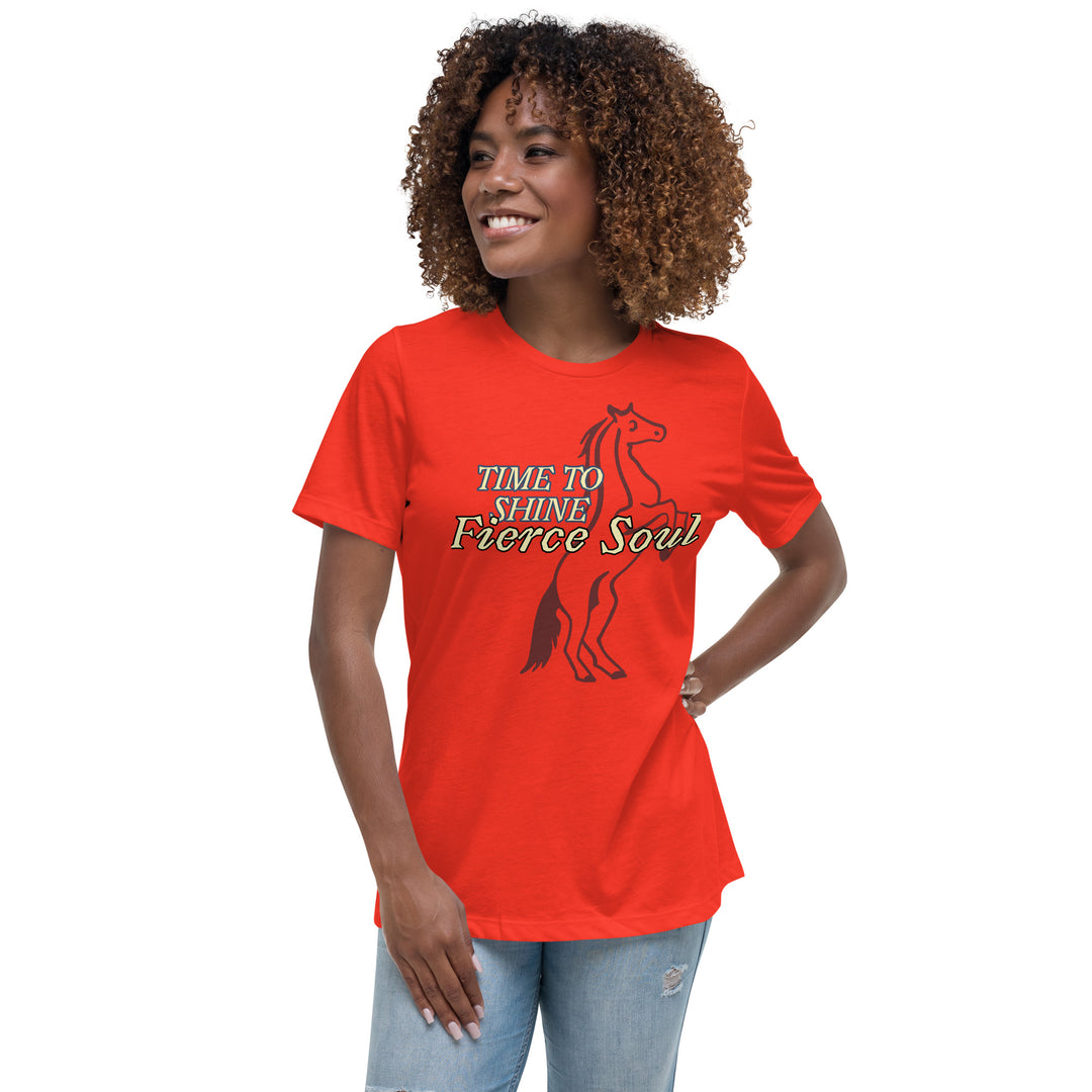 Fierce Soul  Shine Women's Relaxed T-Shirt