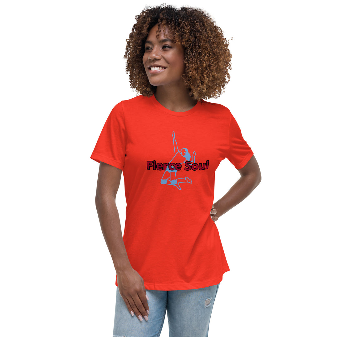 Volleyball Babe, Fierce Soul, Women's Relaxed T-Shirt