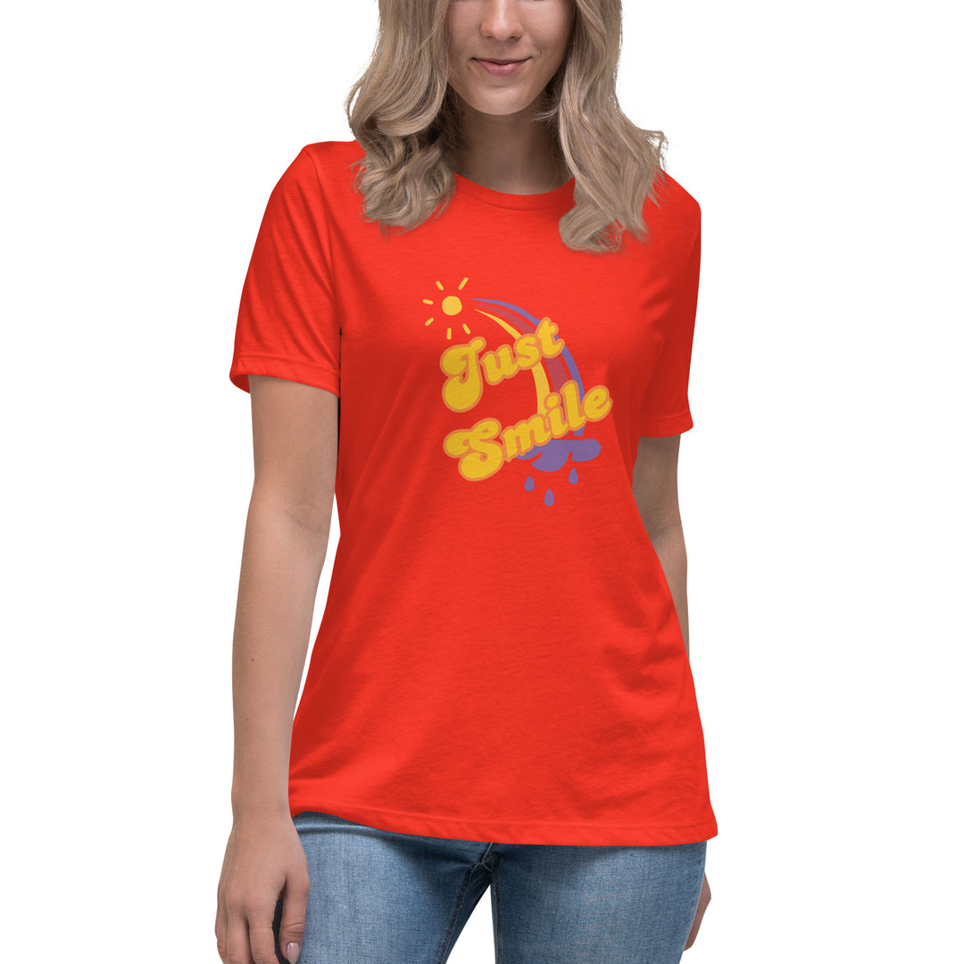 Just smile 70's style t-shirt Women's Relaxed T-Shirt