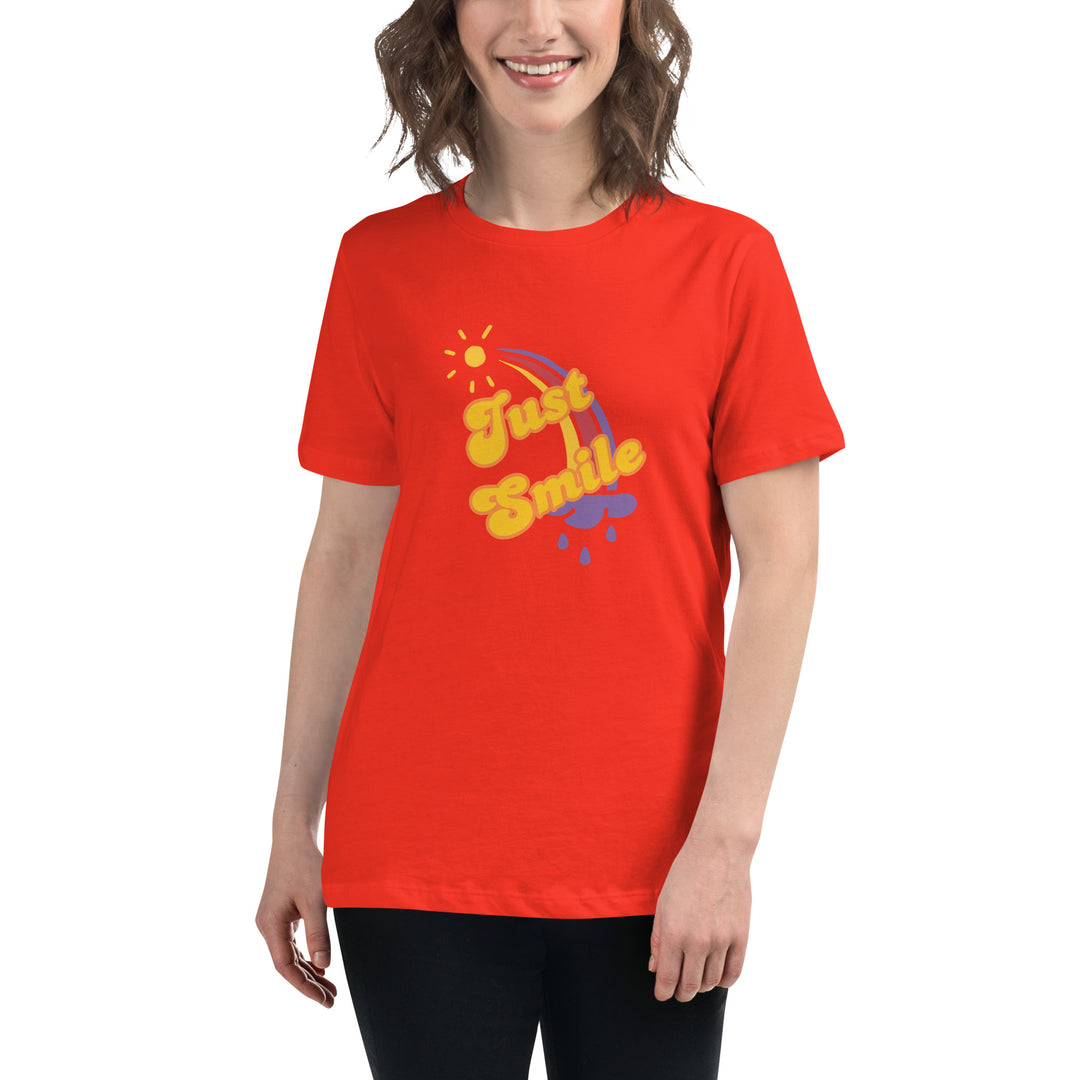 Just smile 70's style t-shirt Women's Relaxed T-Shirt