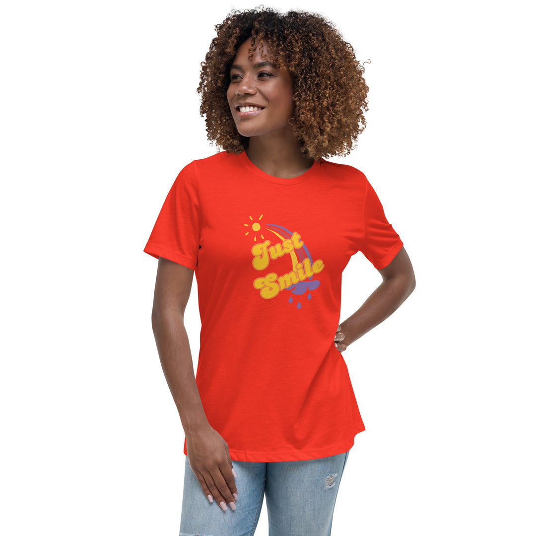 Just smile 70's style t-shirt Women's Relaxed T-Shirt