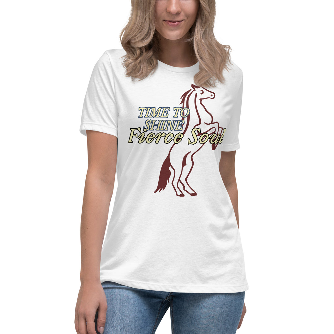 Fierce Soul  Shine Women's Relaxed T-Shirt