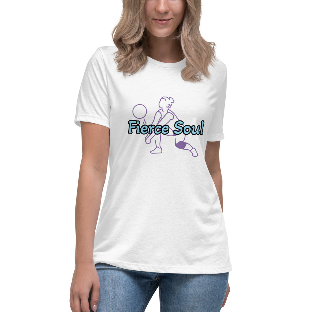 Volleyball Babe,  Fierce Soul Women's Relaxed T-Shirt