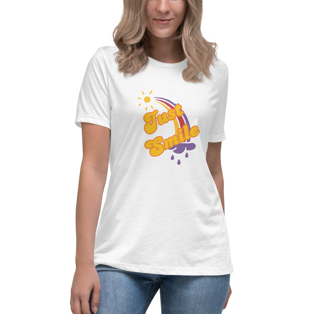 Just smile 70's style t-shirt Women's Relaxed T-Shirt