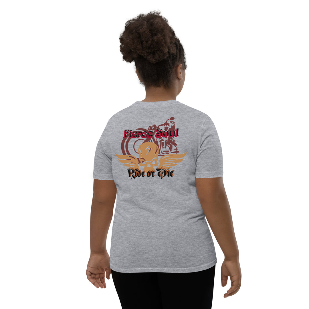 Ride or Die, Fierce Soul Youth Short Sleeve T-Shirt