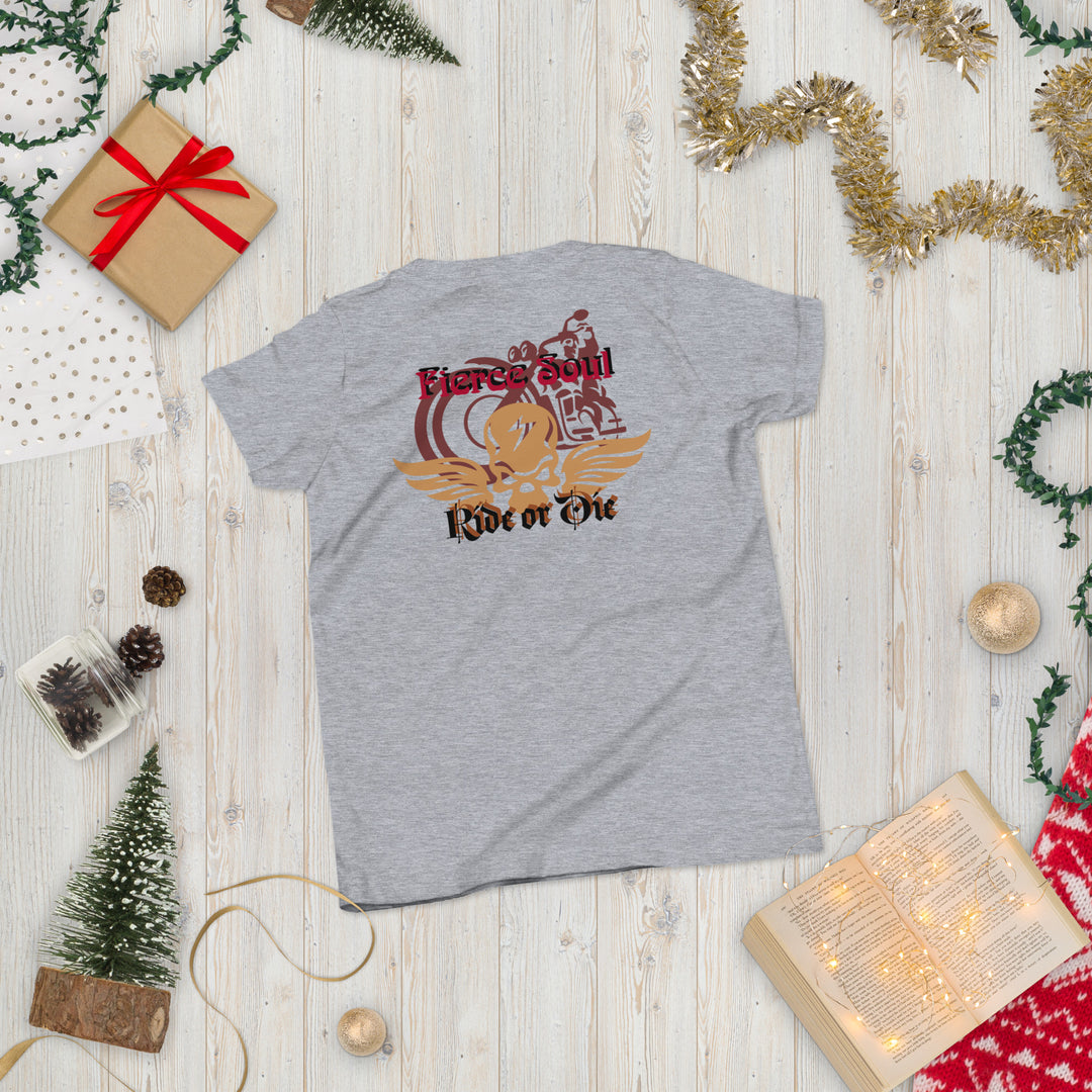 Ride or Die, Fierce Soul Youth Short Sleeve T-Shirt