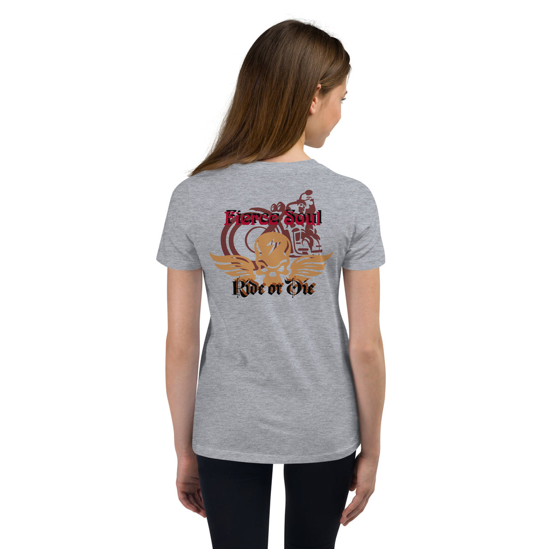 Ride or Die, Fierce Soul Youth Short Sleeve T-Shirt