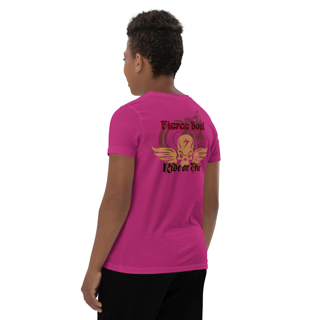Ride or Die, Fierce Soul Youth Short Sleeve T-Shirt