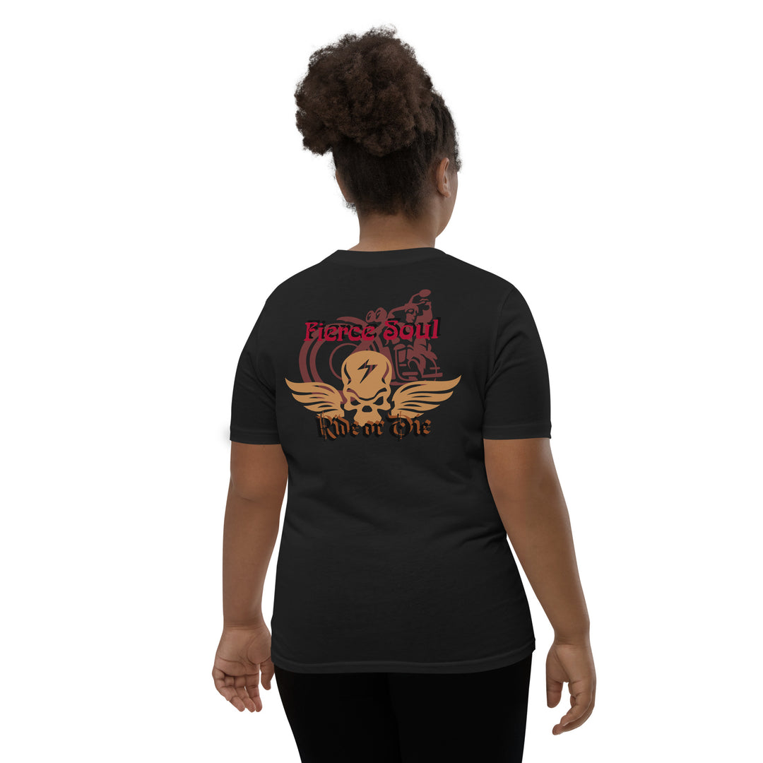 Ride or Die, Fierce Soul Youth Short Sleeve T-Shirt
