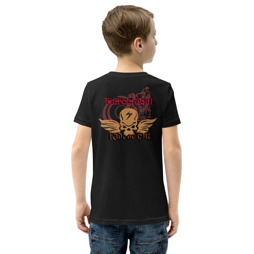 Ride or Die, Fierce Soul Youth Short Sleeve T-Shirt