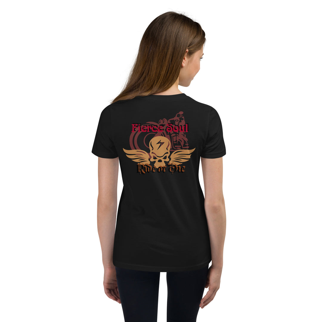 Ride or Die, Fierce Soul Youth Short Sleeve T-Shirt