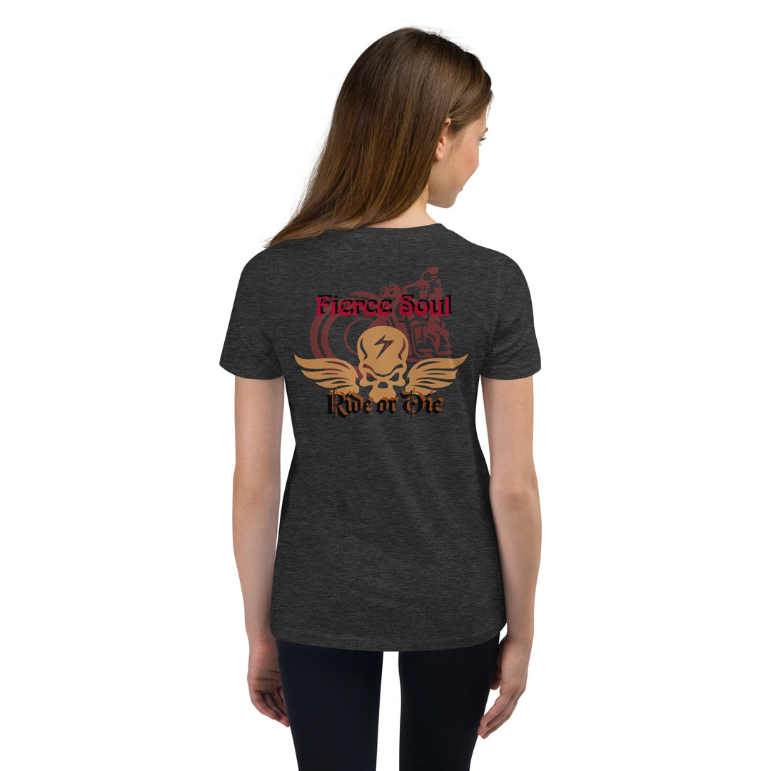 Ride or Die, Fierce Soul Youth Short Sleeve T-Shirt