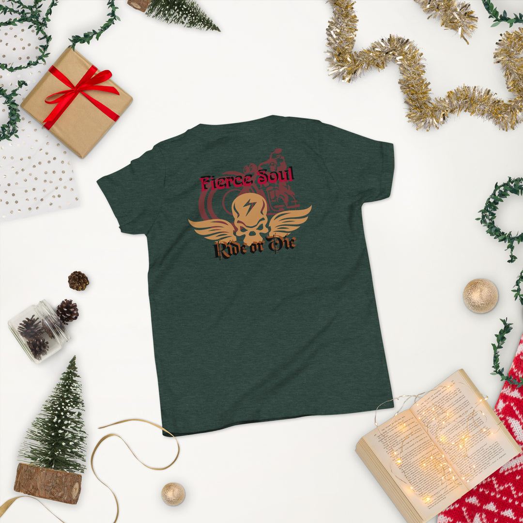 Ride or Die, Fierce Soul Youth Short Sleeve T-Shirt