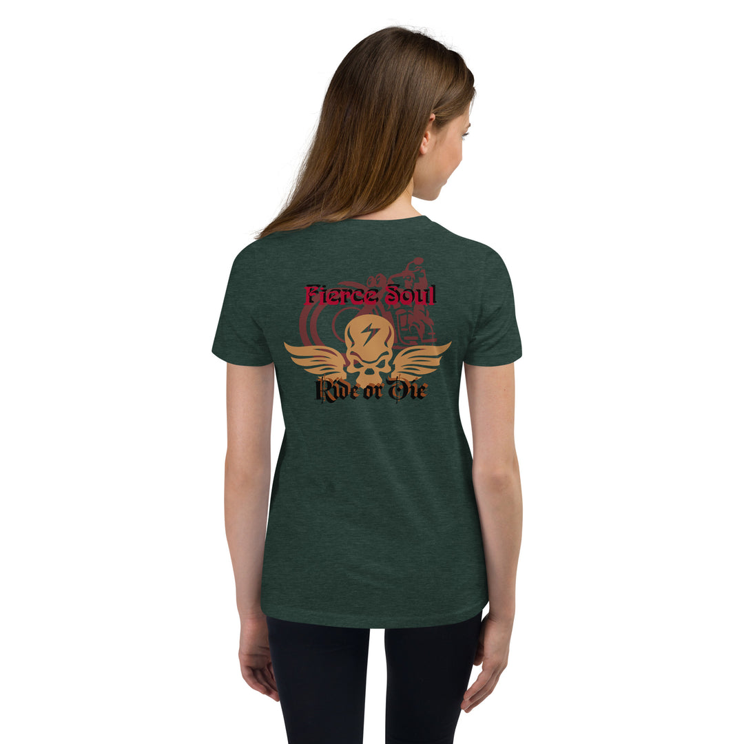 Ride or Die, Fierce Soul Youth Short Sleeve T-Shirt