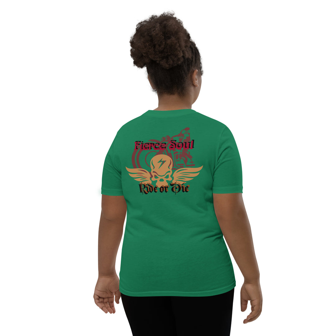 Ride or Die, Fierce Soul Youth Short Sleeve T-Shirt