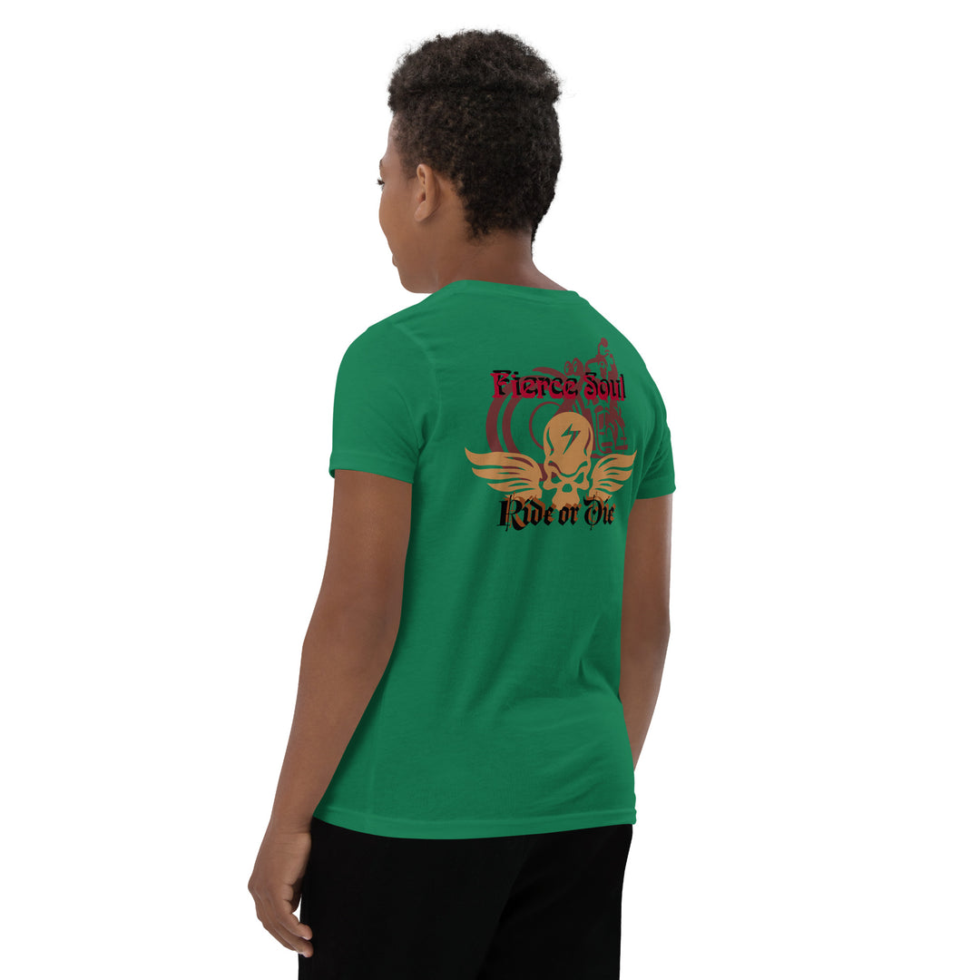 Ride or Die, Fierce Soul Youth Short Sleeve T-Shirt