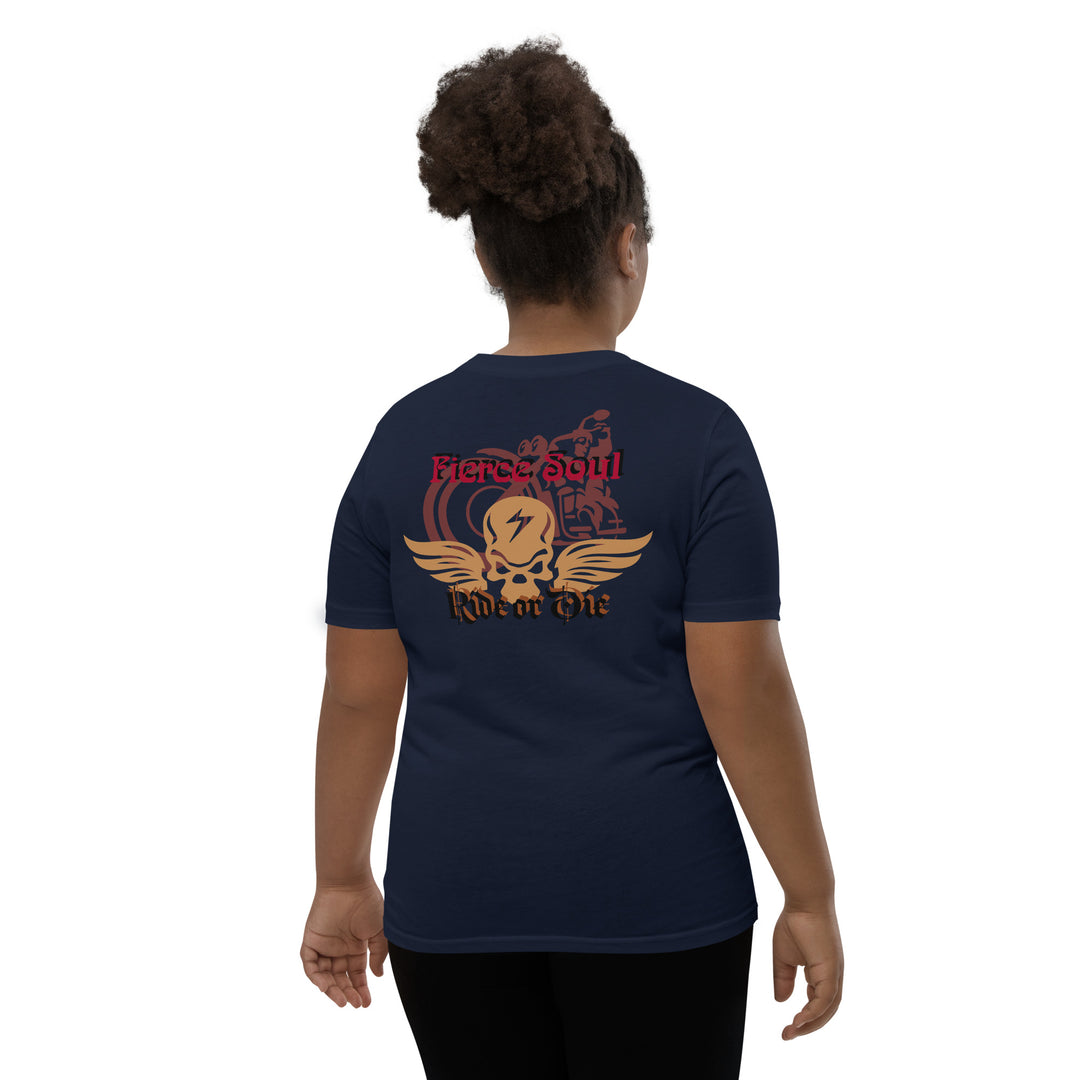 Ride or Die, Fierce Soul Youth Short Sleeve T-Shirt