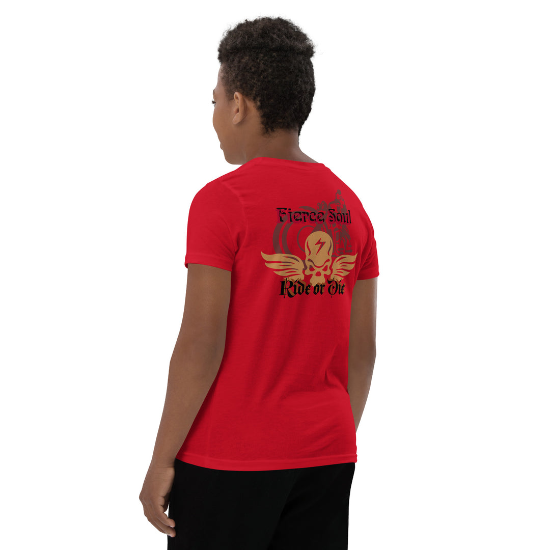 Ride or Die, Fierce Soul Youth Short Sleeve T-Shirt