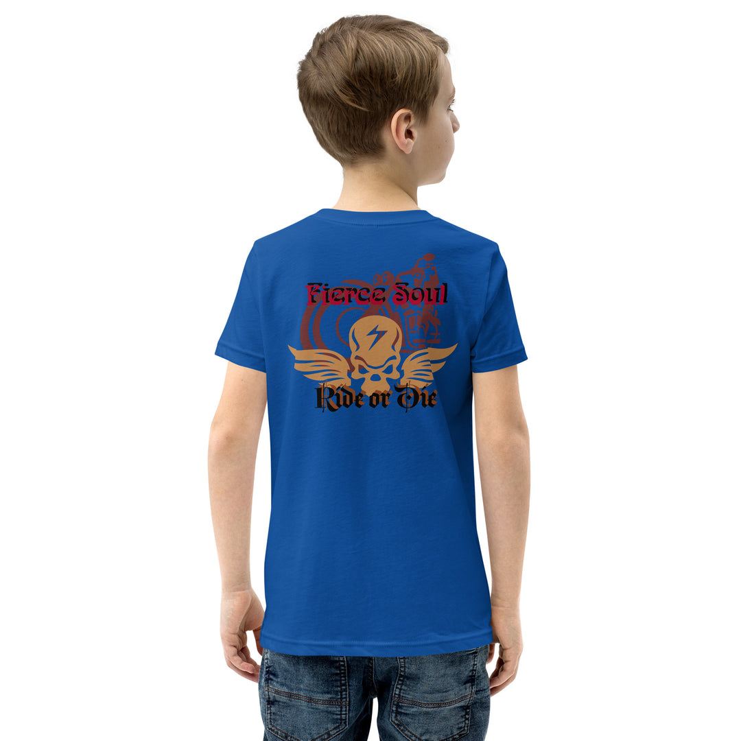 Ride or Die, Fierce Soul Youth Short Sleeve T-Shirt