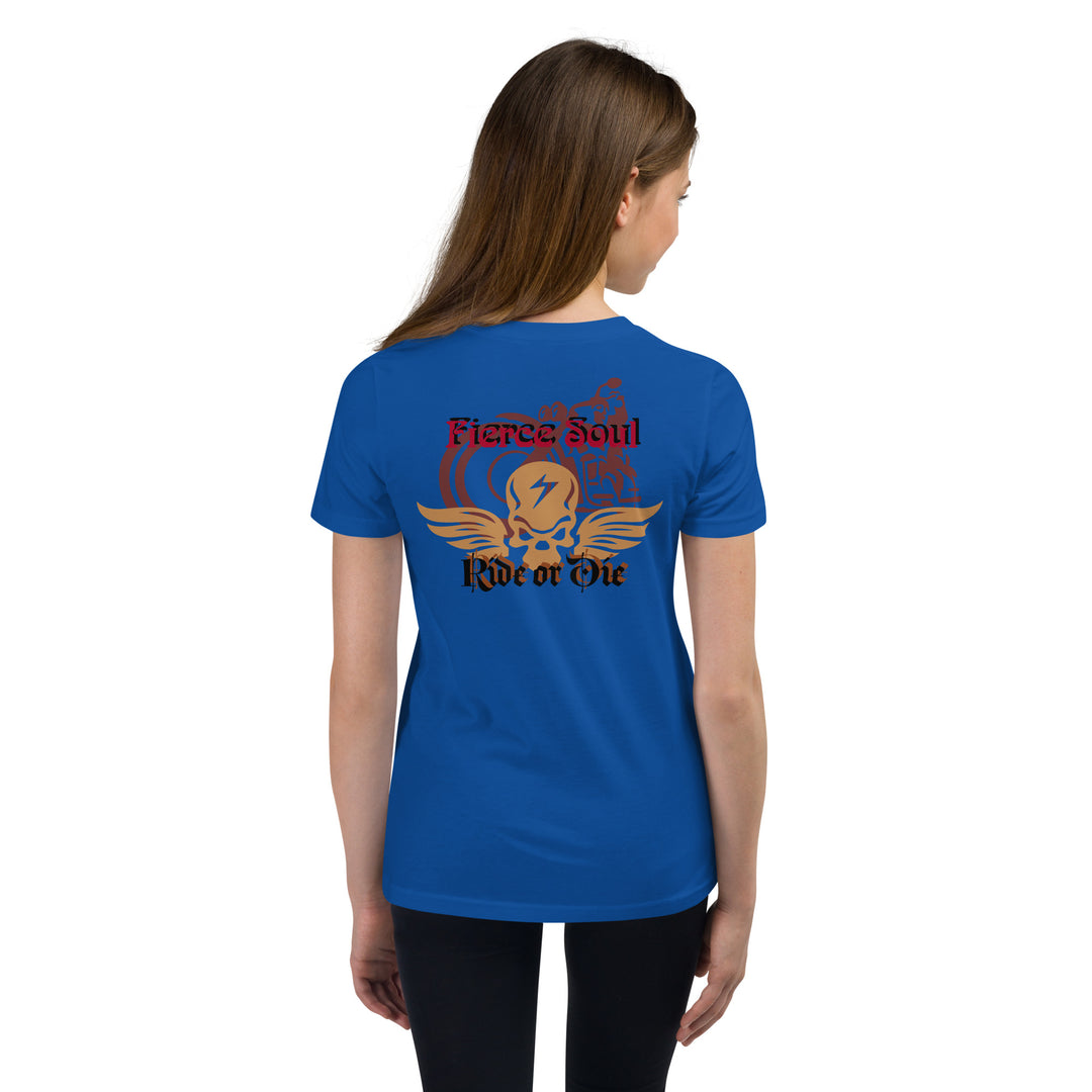 Ride or Die, Fierce Soul Youth Short Sleeve T-Shirt