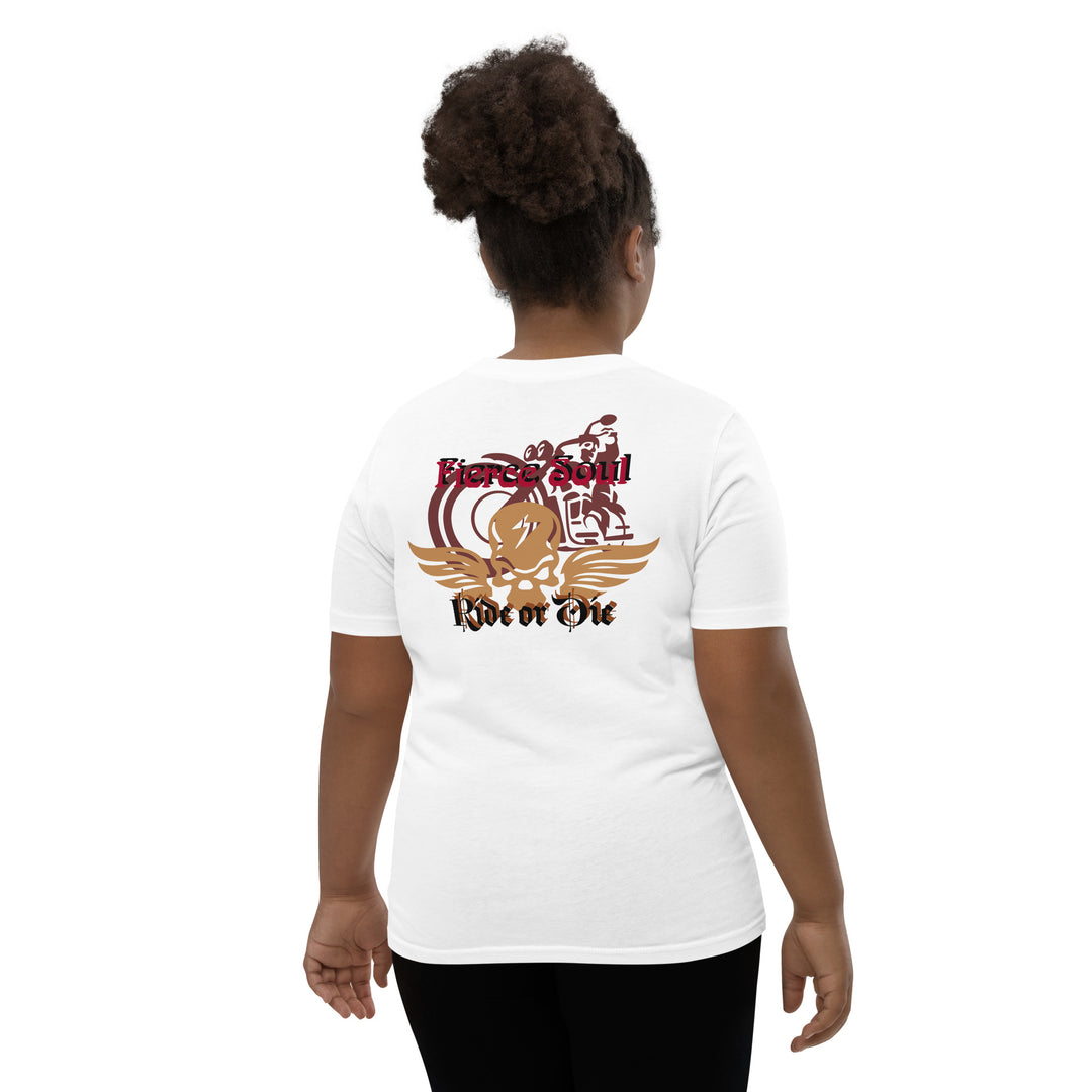 Ride or Die, Fierce Soul Youth Short Sleeve T-Shirt