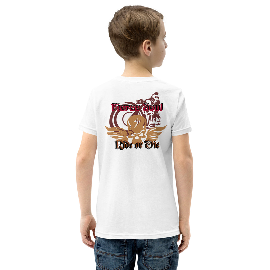 Ride or Die, Fierce Soul Youth Short Sleeve T-Shirt