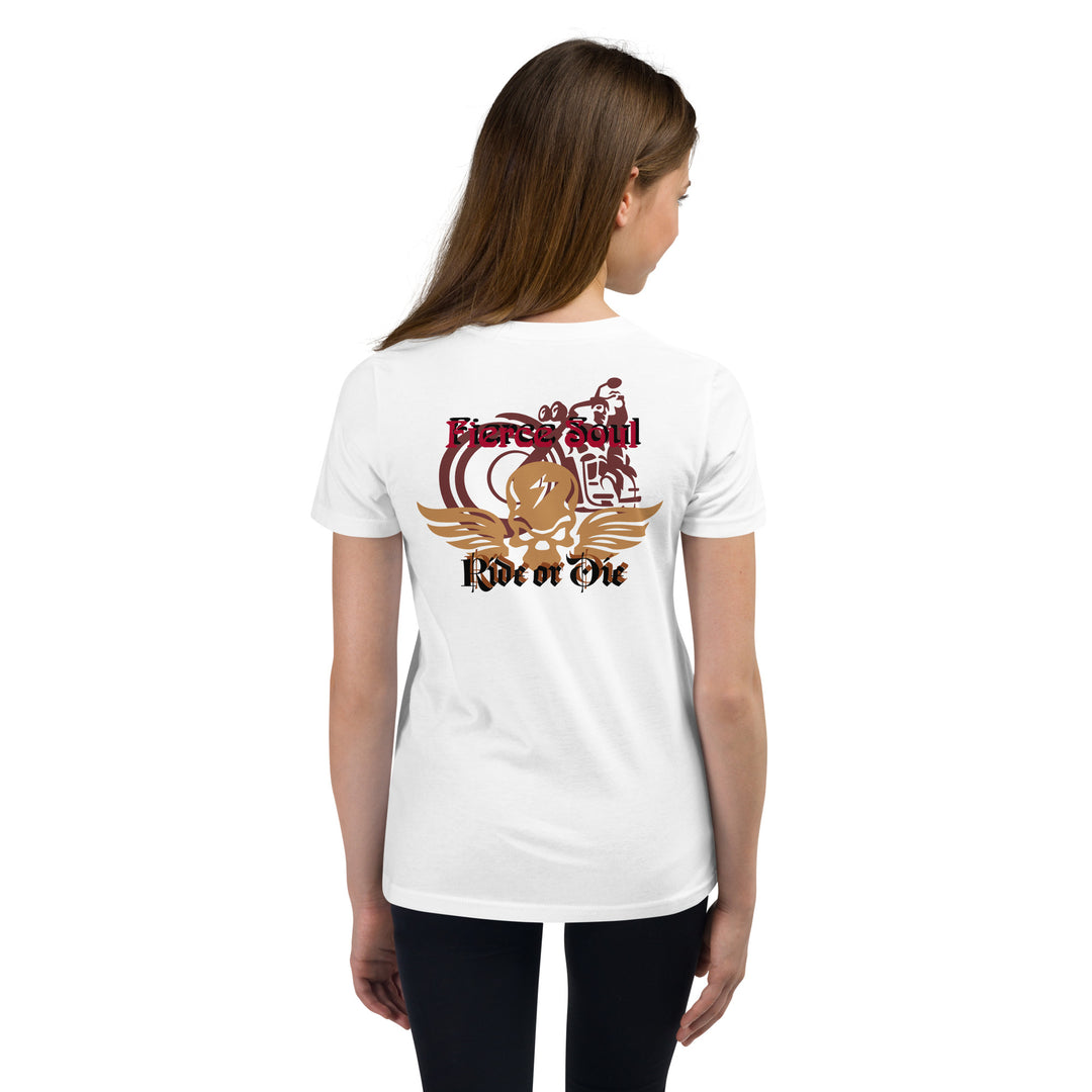 Ride or Die, Fierce Soul Youth Short Sleeve T-Shirt
