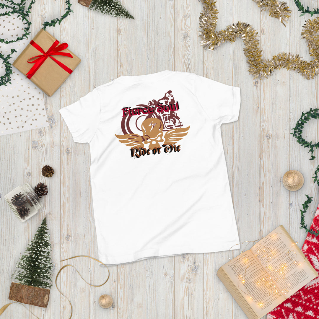 Ride or Die, Fierce Soul Youth Short Sleeve T-Shirt