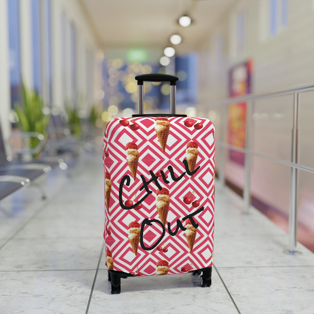 Chill Out , Cool Ice Cream Crowd Luggage Cover