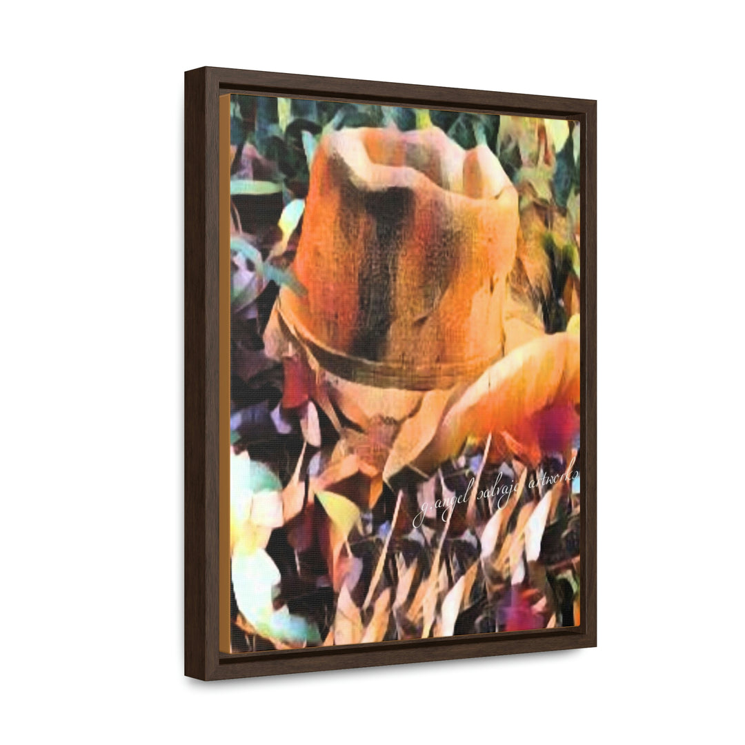 A Man's Hat Gallery Canvas Wraps, Vertical Frame