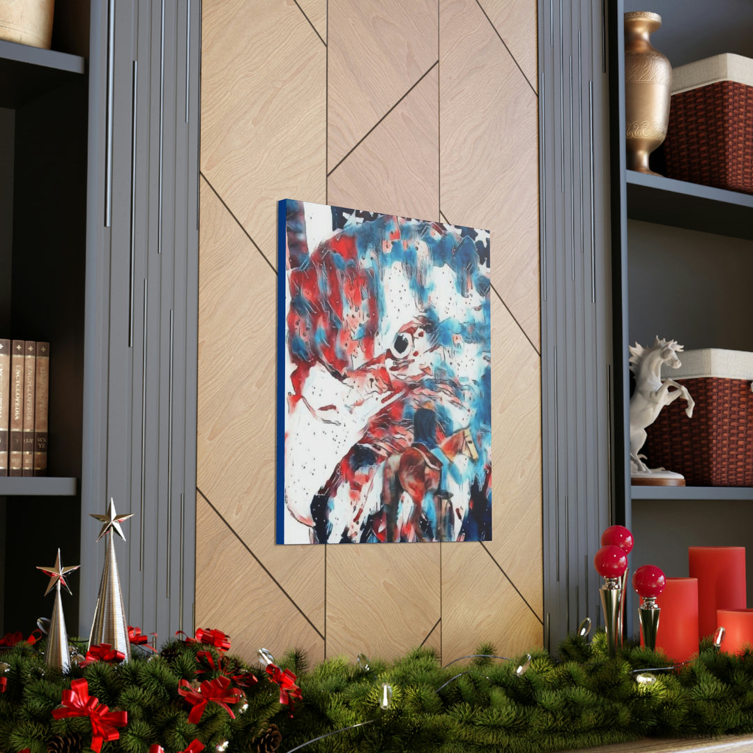 America Strong and Free Canvas Gallery Wraps