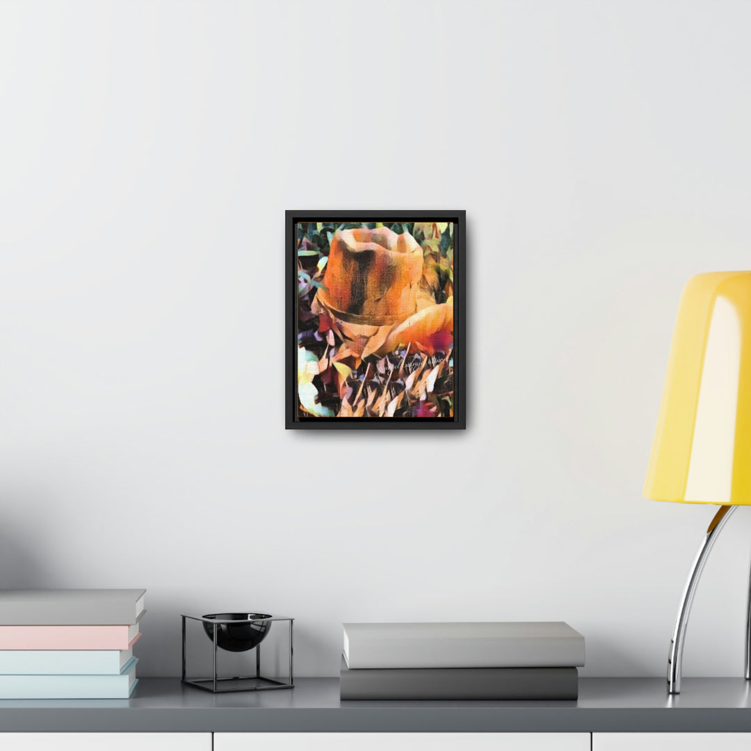 A Man's Hat Gallery Canvas Wraps, Vertical Frame