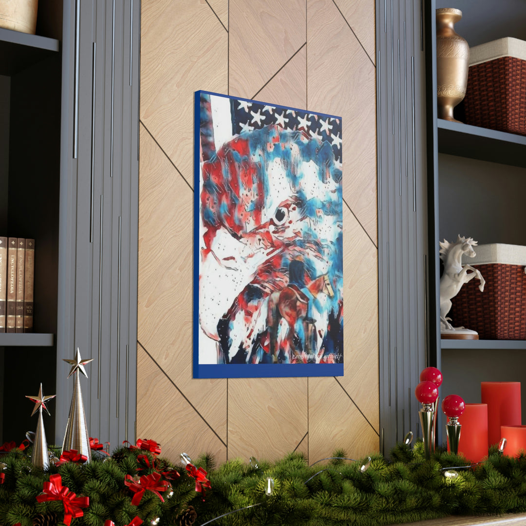 America Strong and Free Canvas Gallery Wraps