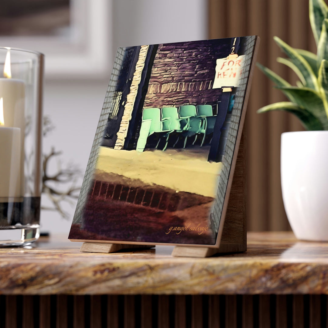 Waystation to Judgement Ceramic Photo Tile
